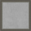 Amanti Art Silver Framed Magnetic Board 23x23 Medium Vision Board by AmantiArt