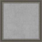 Amanti Art Silver Framed Magnetic Board 23x23 Medium Vision Board by AmantiArt