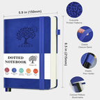 PERCUN Dotted Journal Notebook for Men & Women, 160 Pages Dot Grid notebook for - Image 2