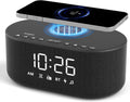 dreamsky alarm clock radio with wireless charging and, main product view