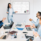 Lincia 36" x 12" Magnetic Horizontal 2 Month Dry Erase Calendar - Image 4