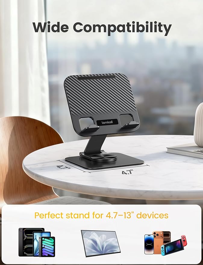 Lamicall Adjustable iPad Stand for Desk - Image 6