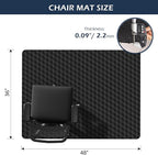 SALLOUS Chair Mat for Carpet 36" x 48" - Image 2
