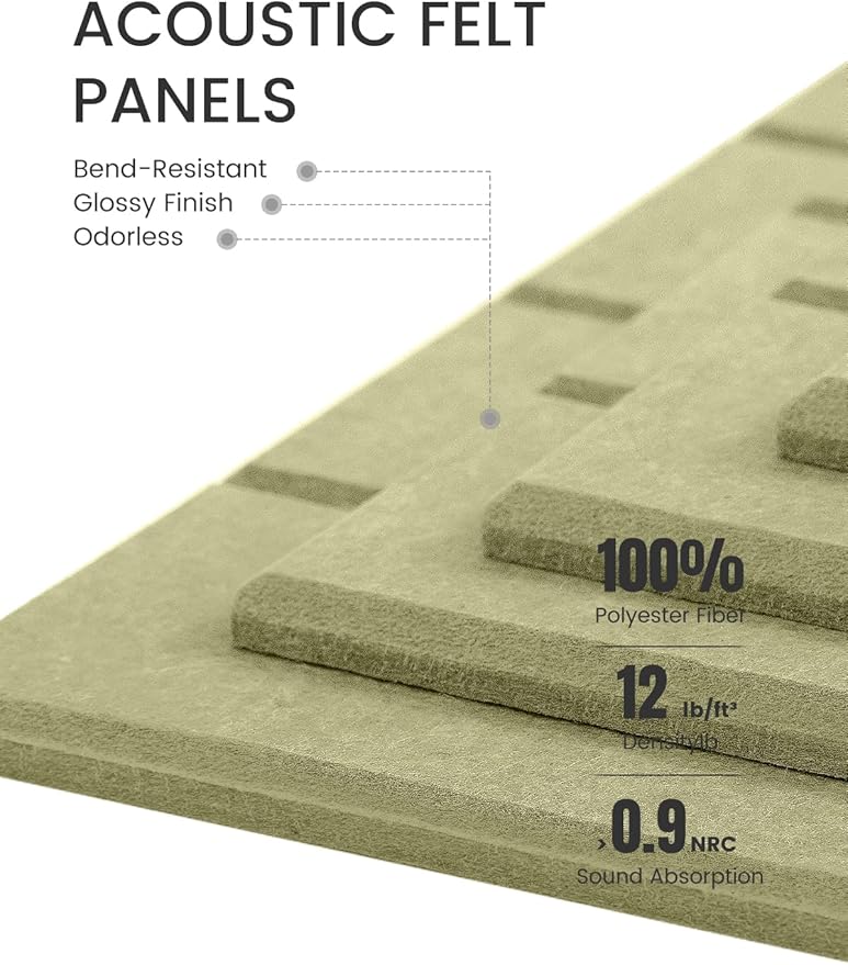 Fluxynara Large Felt Bulletin Board 48" x 36" Cork Board Alternative-12 Pack - Image 4