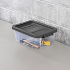 Sterilite 12-Pack Modular Stacker Box, Durable Clear Plastic Storage Bins - Image 5
