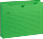 Blue Summit File Jackets Letter Size 2 Inch Expansion, Lined Folders - Image 5