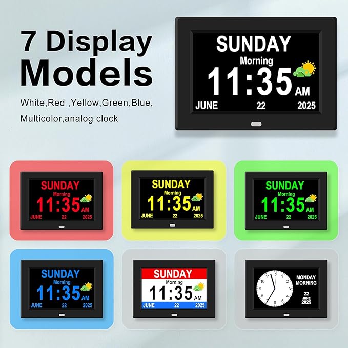 10'' Large Display Digital Alarm Clock - Image 3