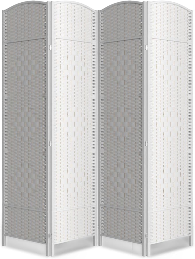 Cocosica 4 Panel Room Divider, 6Ft Folding Privacy Screen, Tall by cocosica