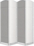 Cocosica 4 Panel Room Divider, 6Ft Folding Privacy Screen, Tall by cocosica