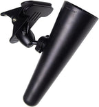 clip-on paint brush holder, 360-degree adjustable artist caddy shown in use