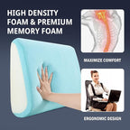 HOMBYS Lumbar Support Pillow for Recliner Chair, Memory Foam Back Support - Image 3