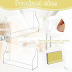 SHIQIKEJIPTY 5x8 Acrylic Index Card Holder Index Card Display Stand - Image 2