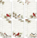 Current Cardinal Woodland Birds Magnetic Holiday Notepad Set – Set of 12 Memo by Current