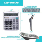 LICHAMP Desk Calculators with Big Buttons and Large Display, Office Desktop - Image 2