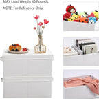 HOONEX Storage Bins with Lids for Organizing, Storage Boxes with 2 Carrying - Image 2