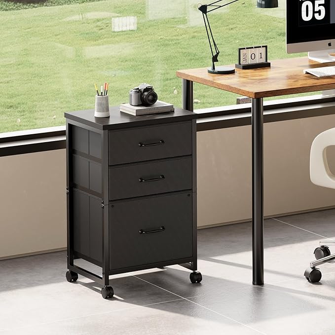 Maihail 3 Drawer Mobile File Cabinet - Image 2