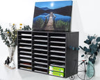 PAG Mail Sorter Organizer, Wood Literature Organizer, Student Mailbox - Image 4