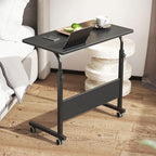 DlandHome Mobile Bed Table 31.5 Inch, Adjustable Side Table Laptop Computer - Image 2
