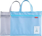 Pendancy Mesh Zipper Pouch 11x13.7 in, A4 Size Foldable Document Storage by Pendancy