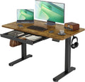 Claiks Standing Desk with Drawers, 48 x 24 Inches Electric Standing Desk