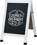 Sunnydaze Magnetic A-Frame Chalkboard Sign - Image 8