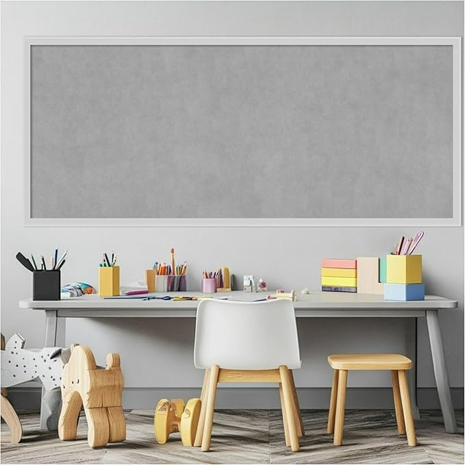 Amanti Art Silver Framed Magnetic Board 21x49 Oversize Vision Board - Image 5