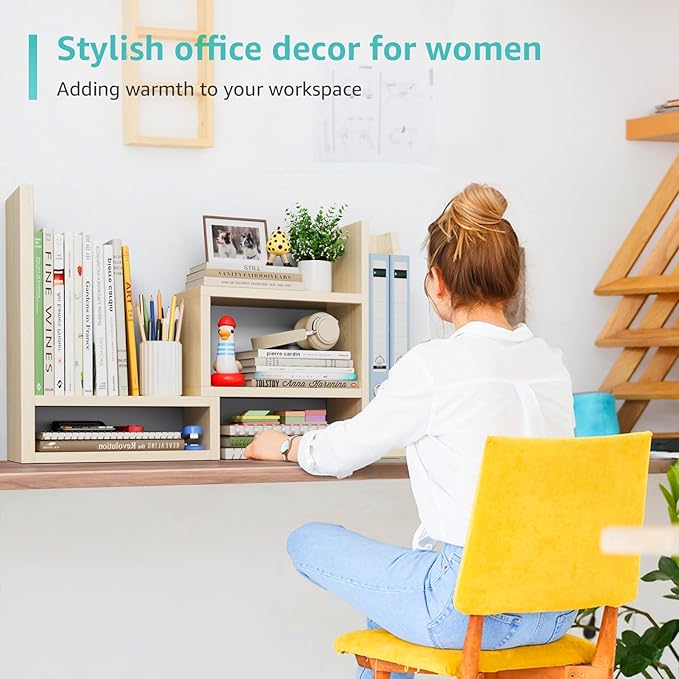 Desktop File Organizer Desk Organizer Shelf - Image 5