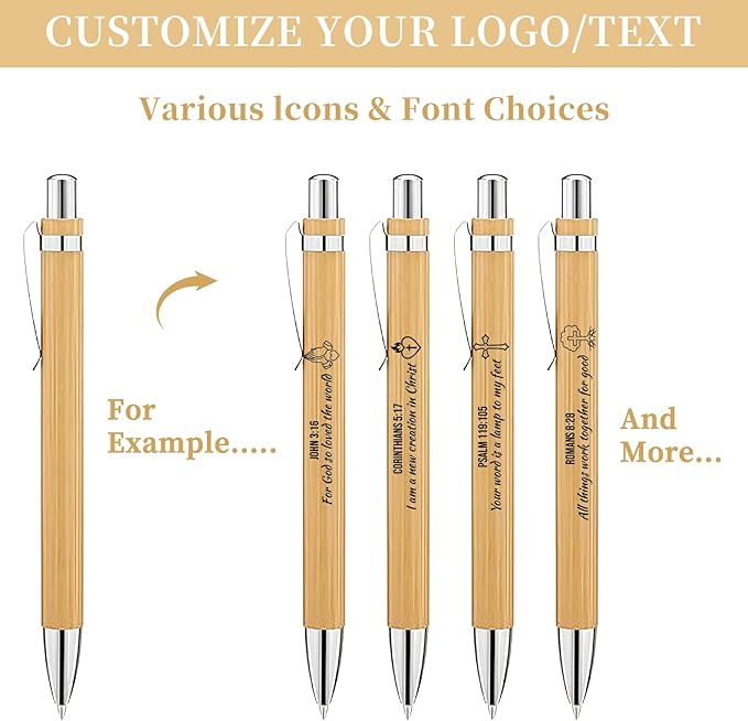 Auto-aAtend Personalized Bamboo Pens - Image 2