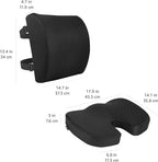 Amazon Basics Comfortable Seat Cushion & Lumbar Support - Image 4