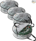 PWRSC 4 Pack Wreath Storage Bag, Christmas Decoration Garland Container by Unknown