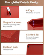 LAND·VOI Locking Wall-Mount Mailbox - Image 3