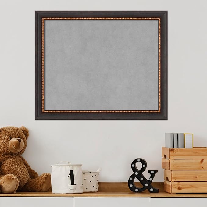 Amanti Art Black Framed Magnetic Board 19x23 Small Vision Board - Image 5