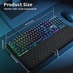 Starvortex Keyboard Stand with Wrist Rest, Ergonomic Keyboard Pad with Wrist - Image 6