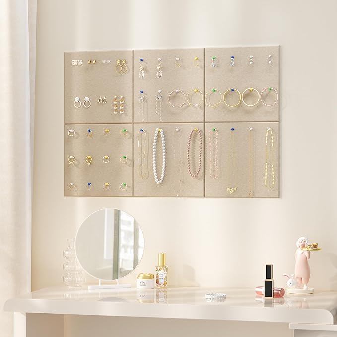 Neatsure Large Cork Board for Wall, 6 Panels Felt Tiles Tack Push Pin Board for - Image 6