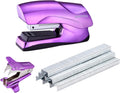 Bostitch Heavy Duty Stapler Value Pack, 40 Sheet Capacity, Purple