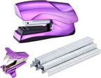 Bostitch Heavy Duty Stapler Value Pack, 40 Sheet Capacity, Purple