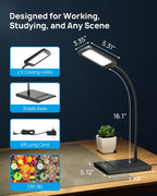 trond desk lamp, dimmable eye-caring table lamp, memory, package contents