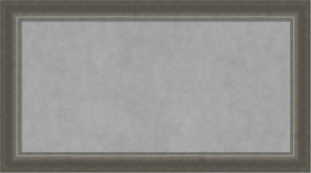 Amanti Art Silver Framed Magnetic Board 15x27 Small Vision Board