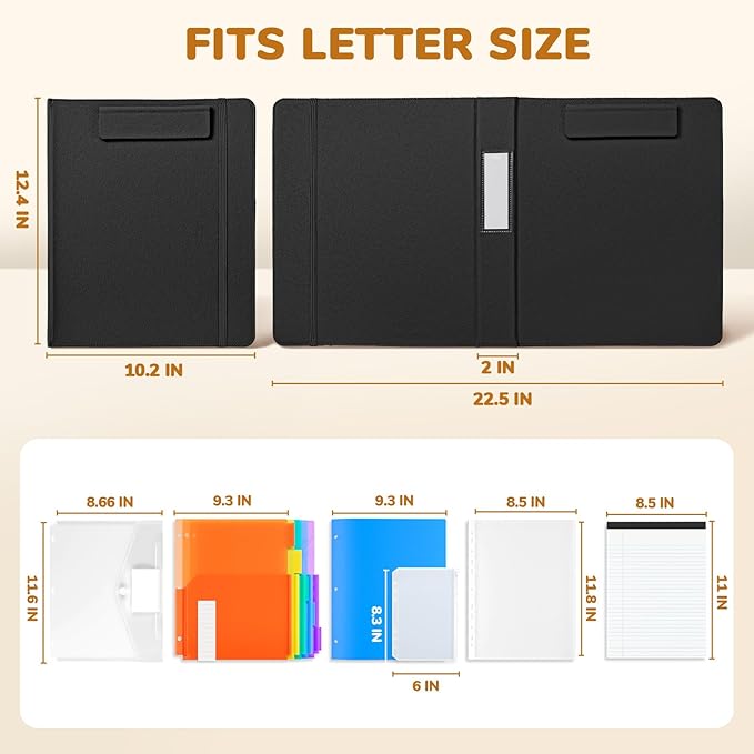 JoyCat 3 Ring Binder Clipboard - Image 7