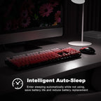 MOFII Wireless Keyboard and Mouse Combo, Full Size 2.4G Plug and Play - Image 3