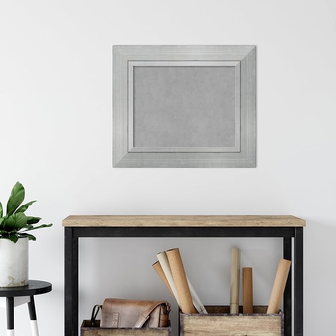 Amanti Art Silver Framed Magnetic Board 23x27 Small Vision Board - Image 5