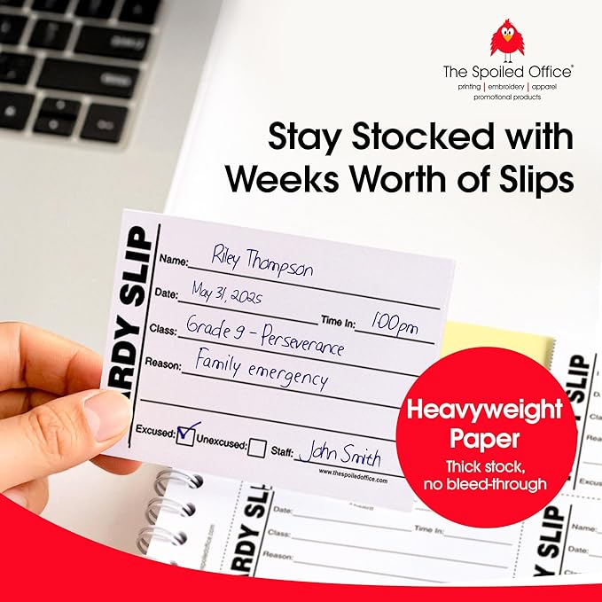 The Spoiled Office Tardy Slip Book - Image 6