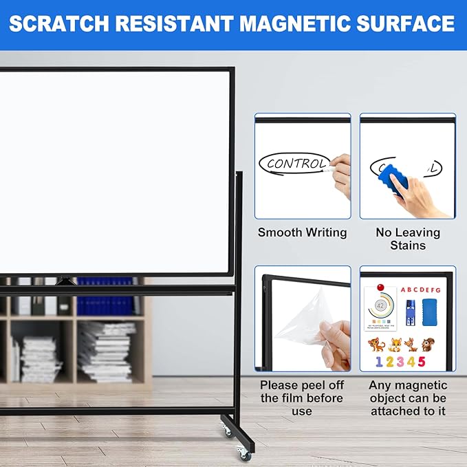 Max-officoo Large Dry Erase White Board - Image 2