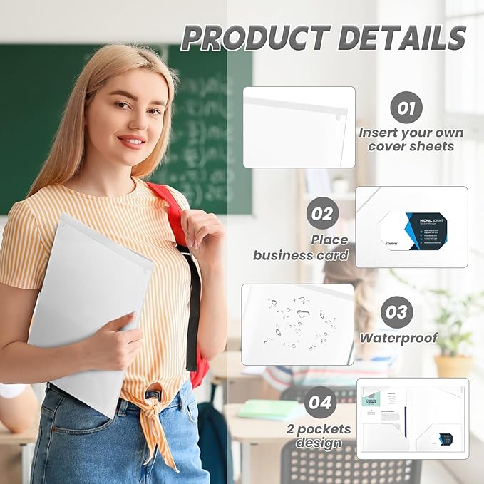 Henoyso 18 Pcs Plastic Folders - Image 3