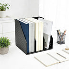 SAYEEC 2Pcs Collapsible Plastic Magazine File Holder Vertical Binder Storage - Image 7