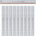 Breman Precision Metal Ruler 15 Inch Cork Back – 10 Pk Stainless Steel Straight by WAPortman