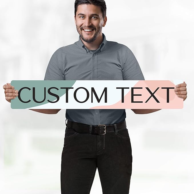 Custom Sign, Custom Street Sign, 11 Font Colors, 13 Font Styles, 4 Hole Options - Image 2
