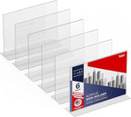 Acrylic Sign Holder 11 x 8.5 by DasherProducts