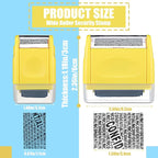 Nezyo 2 Pack Identity Protection Roller Stamp Identity Theft, Confidential - Image 2