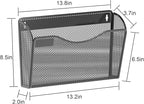 samstar 6 Pack Mesh Wall Mounted File Holder Metal Wall File Pocket Mail - Image 4